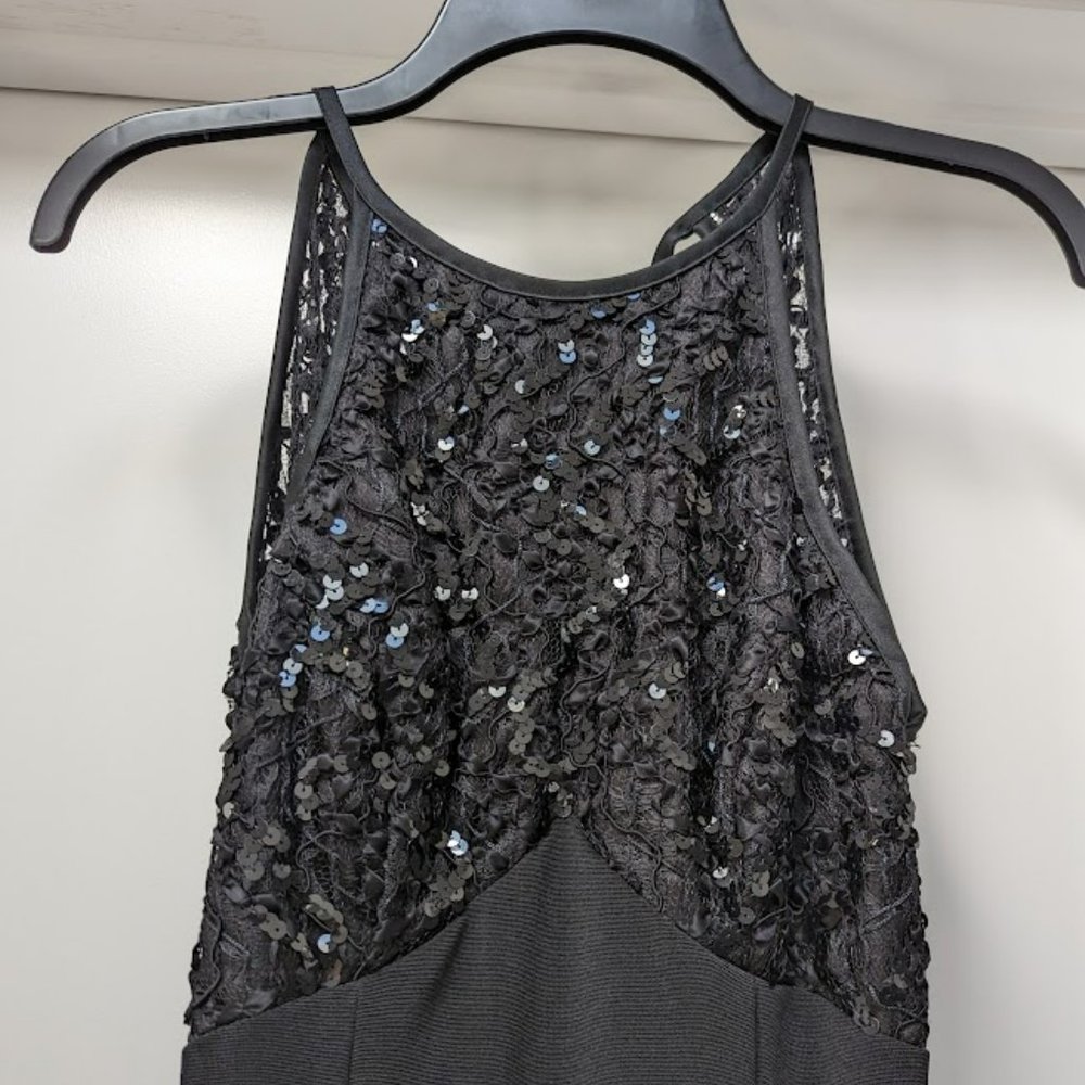 Cache Evening Gown Size 3-4 Black